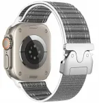 Woven Nylon Diagonal Style Parachute Apple Watch 38/40/41mm Grey
