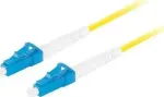 Fiber optic patchcord SM LC/UPC-LC/UPC SIMPLEX LSZH 3.0mm 1m yellow