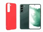 "Soft Matte Back Case Galaxy S22+" Red
