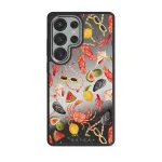 Bajo El Sol - Samsung Galaxy S25 Ultra Case, Elite Mirror Dark (Magnetic) / Silver