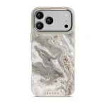 Snowstorm - Grey Marble iPhone 17 Pro Max Case, Elite Light (MagSafe) / Silver