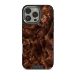 Toasted Chestnut - Brown iPhone 16 Pro Max Case, Elite Dark (MagSafe) / Silver