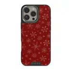 Dear Santa - Snowflake iPhone 16 Pro Max Case, Elite Dark (MagSafe) / Silver