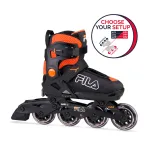 Reguleeritavad rulluisud lastele FILA X 2.0, Black/Orange (S)
