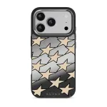 Starchaser - iPhone 17 Pro Case, Elite Mirror Dark (MagSafe) / Silver