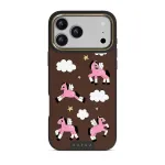 Cloud Hopping - iPhone 17 Pro Max Case, Elite Dark (MagSafe) / Gold
