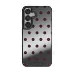 Aqua Mocha - Samsung Galaxy S25 Case, Elite Mirror Dark (Magnetic) / Gunmetal