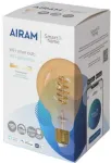 "Airam SmartHome Globe 95 Smart Bulb", E27, kollane, 350 lm, 1800-3000 K, Wi-Fi