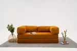 3-kohaline diivan, Hanah Home, mugavus, oranž, 190 x 75 x 95