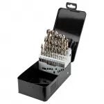 HSS-Co metallpuurid, 1,0&ndash;13,0 mm, 25-osaline komplekt