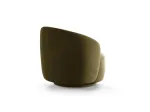 Swivel Velvet Armchair, "Savona", 1 Seat, 86x83x76.5 Made in Europe