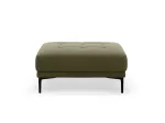 Velvet Pouf, "Lazio", 1 Seat, 100x70x46 Made in Europe