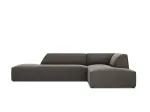 Velvet Modular Right Corner Sofa, "Siena", 4 Seats, 273x180x69 Made in Europe