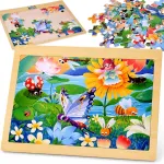 Wooden puzzle NUSALKA and INSECTS puzzle 40 pieces ZA6570
