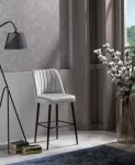 Baaritoolide komplekt (2 osa), Hanah Home, kreemikas must, 49 x 99 x 45