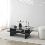 Kohvilaud, Hanah Home, must, Fume, 105 x 35 x 65