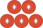 BOSCH R782 X-LOCK 125mm G36 5pcs - 2608621808 EXPERT RANGE