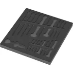 Wera 9831 foam insert for 6003 Joker Set 1, empty (black/grey, for Too