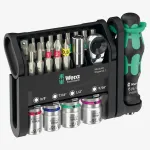 Wera Tool-Check Modular Imperial 1, bit set black/green, 21-piece, inc