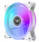 &bdquo;Lovingcool&ldquo; 1600&nbsp;RPM ARGB ventilaator (YY-120-WHITE-LOGO)