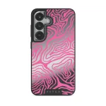 Pink Shores - Samsung Galaxy S25 Plus Case, Elite Mirror Dark (Magnetic) / Silver
