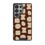 Terracotta - Samsung Galaxy S25 Ultra Case, Elite Dark (Magnetic) / Silver