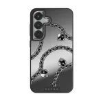 Cold Heart - Samsung Galaxy S25 Plus Case, Elite Mirror Dark (Magnetic) / Silver