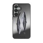 Sardinhas - Samsung Galaxy S25 Plus Case, Elite Mirror Dark (Magnetic) / Silver