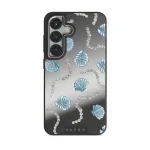 Nerida - Samsung Galaxy S25 Plus Case, Elite Mirror Dark (Magnetic) / Silver