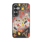 Bajo El Sol - Samsung Galaxy S25 Plus Case, Elite Mirror Dark (Magnetic) / Silver