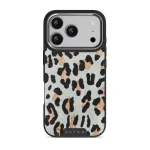 Baby Leo - Leopard iPhone 17 Pro Case, Elite Dark (MagSafe) / Silver