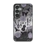 Academy - Samsung Galaxy S25 Plus Case, Elite Mirror Dark (Magnetic) / Silver