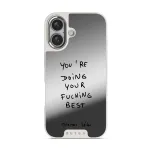 Your Best - iPhone 16 Case, Elite Mirror Light (MagSafe) / Silver