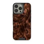 Toasted Chestnut - Brown iPhone 16 Pro Case, Elite Dark (MagSafe) / Silver