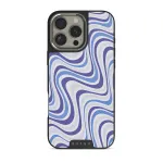 Stay Groovy - iPhone 16 Pro Case, Elite Dark (MagSafe) / Silver