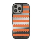 Papaya - iPhone 16 Pro Case, Elite Mirror Dark (MagSafe) / Silver