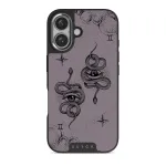 Gemini - iPhone 16 Case, Elite Dark (MagSafe) / Silver / Purple