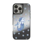 Salty Kiss - iPhone 16 Pro Max Case, Elite Mirror Dark (MagSafe) / Silver