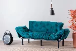 3-kohaline diivanvoodi Hanah Home Nitta, bensiiniroheline, 185 x 85 x 70