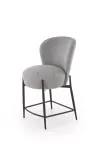 H126 bar stool, grey