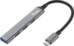 "Equip USB-Hub 4-Port 3.0/C->1x3.0 3x2.0 5Gbps o.Netzteil gr"