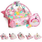Play mat - 12625 - ACTIVITY GYM & BALL PIT - RAINBOW TROPICS