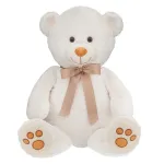 Plush toy - 14227 - TEADY BEAR - BALLU - CREME - size 80 cm