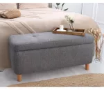 Pouf, Hanah Home, Rocio, tumehall, 100 x 45 x 41