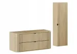 120 cm m&ouml;&ouml;blikomplekt koos lauaplaadiga &bdquo;Set-OVC B Cremona 120 cm HC&ldquo;