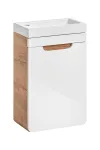 Vannitoa valamu kapp Aruba White 826 FSC, 40 cm