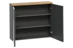 Vannitoakapp peegliga Bali Grafit 841 FSC, 80 cm