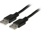 "EFB USB 2.0 &uuml;henduskaabel A-A, St.-St., 5 m, must, Classic"