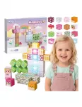 Woopie Magnetic Cubes 48 pcs Montessori Educational 3D Puzzle