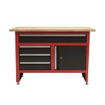 AWTOOLS t&ouml;&ouml;laud 4 sahtliga, 120x60x85 cm